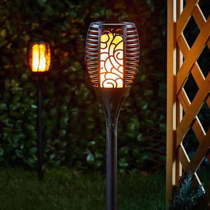 BowLift | Magical Solar Garden Torch with Flame Effect