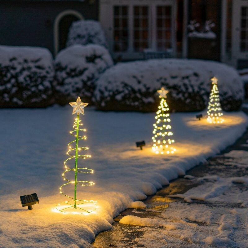 BowLift | Solar Powered Metal Christmas Tree Decoration
