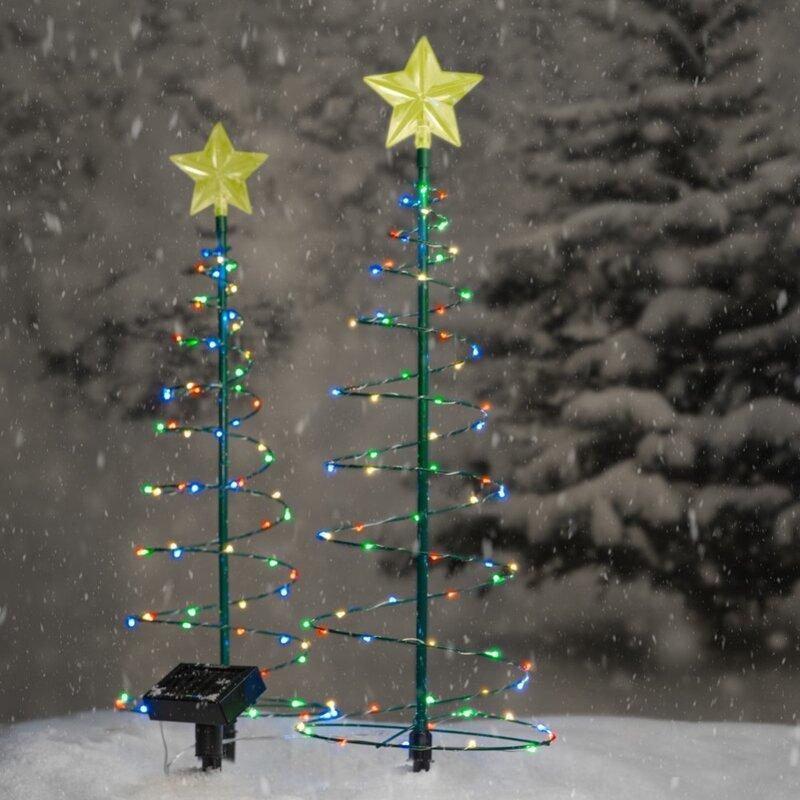 BowLift | Solar Powered Metal Christmas Tree Decoration
