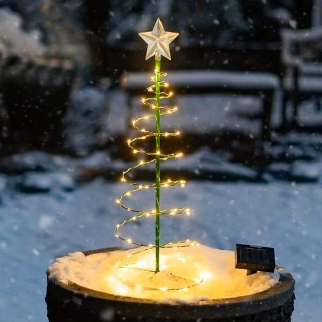 BowLift | Solar Powered Metal Christmas Tree Decoration