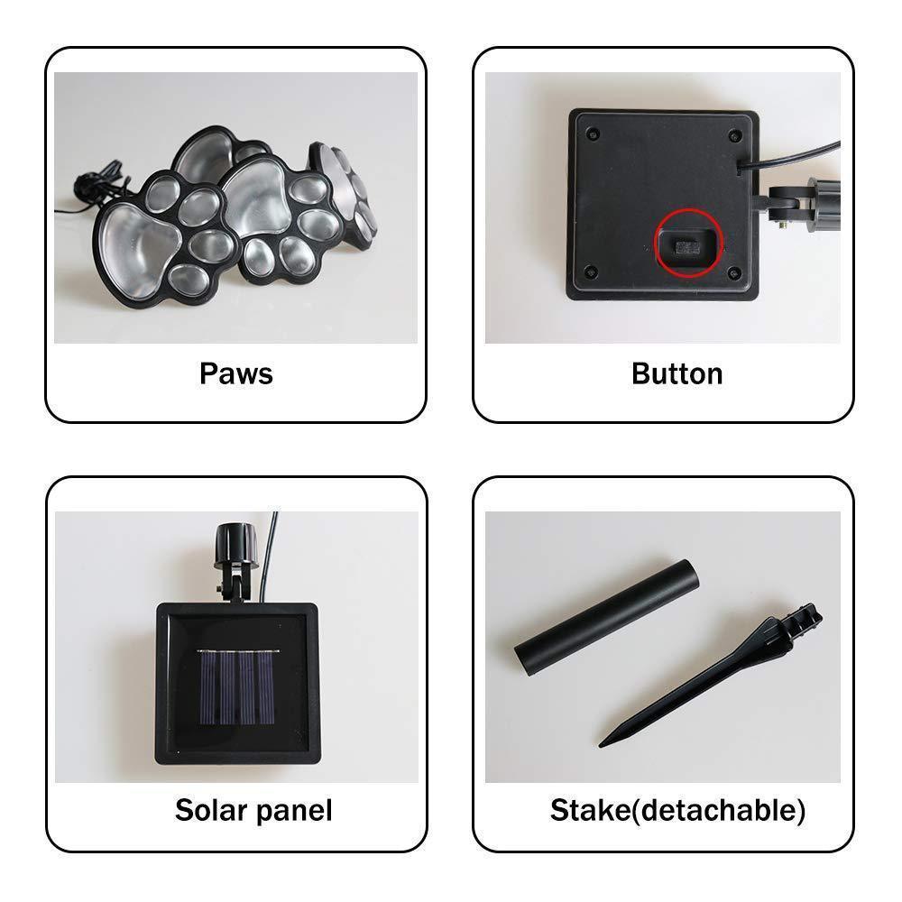 BowLift | Paw Print Garden Lights