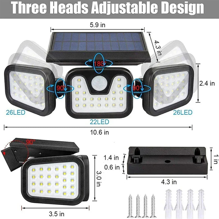 BowLift | Solar-Powered Wall Light - EcoBright