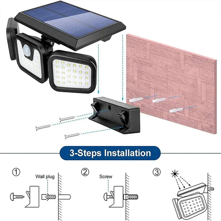 BowLift | Solar-Powered Wall Light - EcoBright