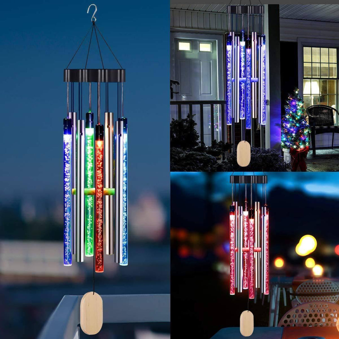 Harmony - Colorful Garden Wind Chime with Light and Sound Bowlift