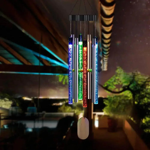 Harmony - Colorful Garden Wind Chime with Light and Sound Bowlift