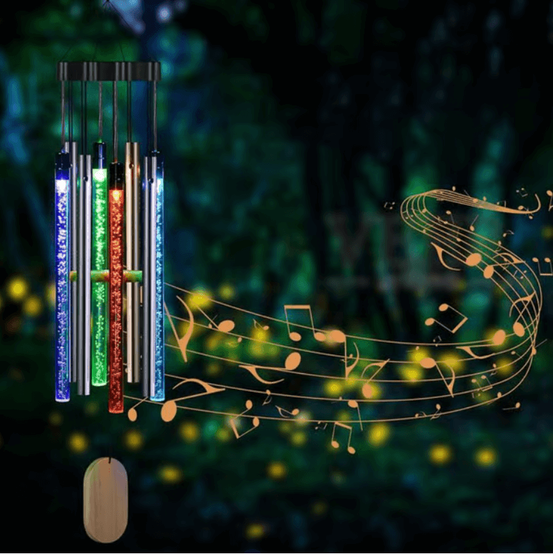 Harmony - Colorful Garden Wind Chime with Light and Sound Bowlift