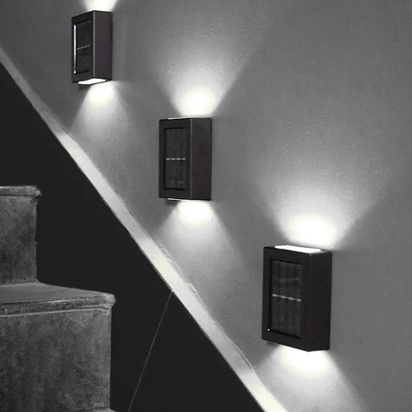 BowLift | Wireless LED Solar Wall Lights Deluxe | Efficient and Cost-Saving Outdoor Lighting
