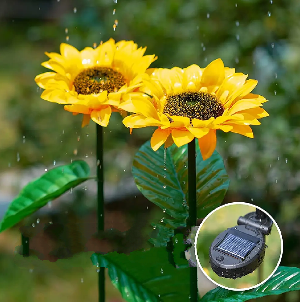 BowLift | SolarBloom Waterproof Solar - Powered Sunflower Lamp