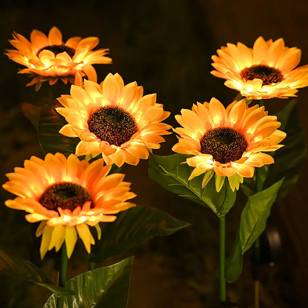 BowLift | SolarBloom Waterproof Solar - Powered Sunflower Lamp