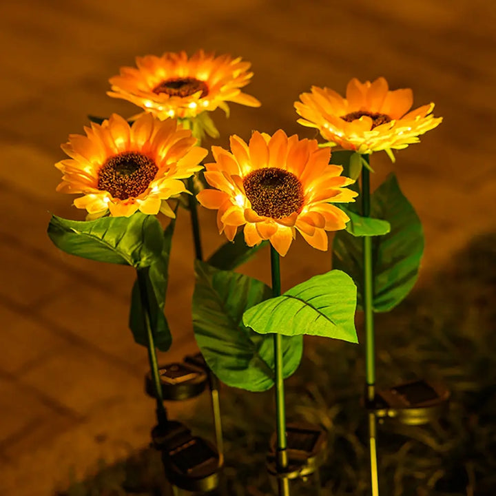 BowLift | SolarBloom Waterproof Solar - Powered Sunflower Lamp