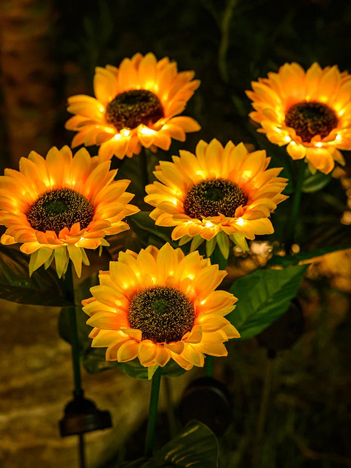 BowLift | SolarBloom Waterproof Solar - Powered Sunflower Lamp