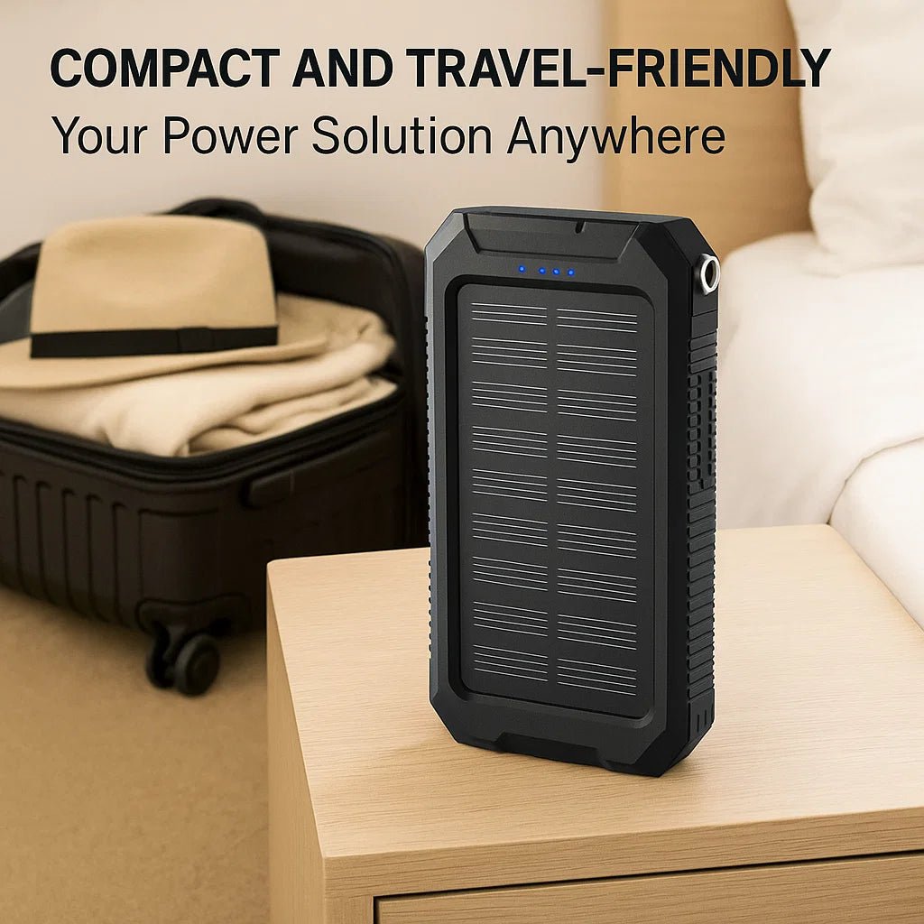 BowLift | SOLARVAULT – Waterproof Solar Power Bank with 500000mAh for Outdoor Adventures