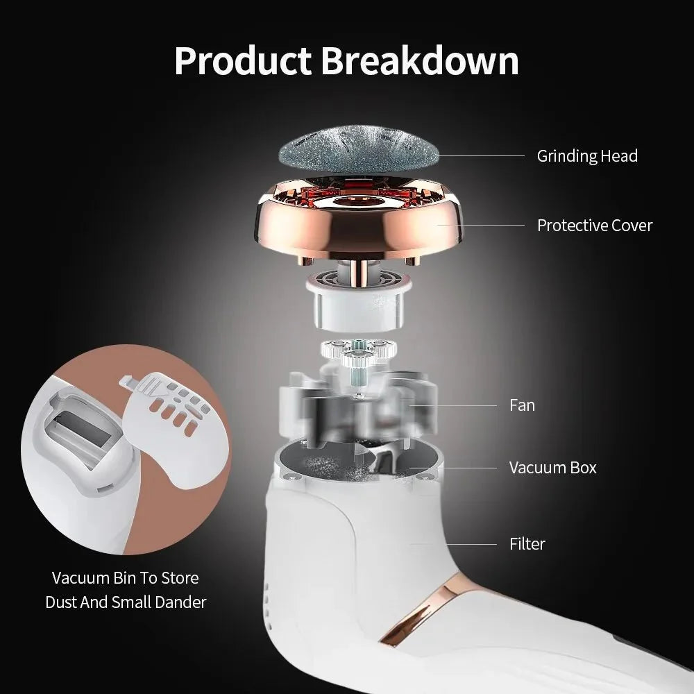 BowLift | SOOTHESECARE – Rechargeable Callus Remover for Silky Soft Feet at Home