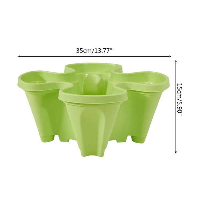 BowLift | Space-saving Stackable Plant Pots - StrawberryStack