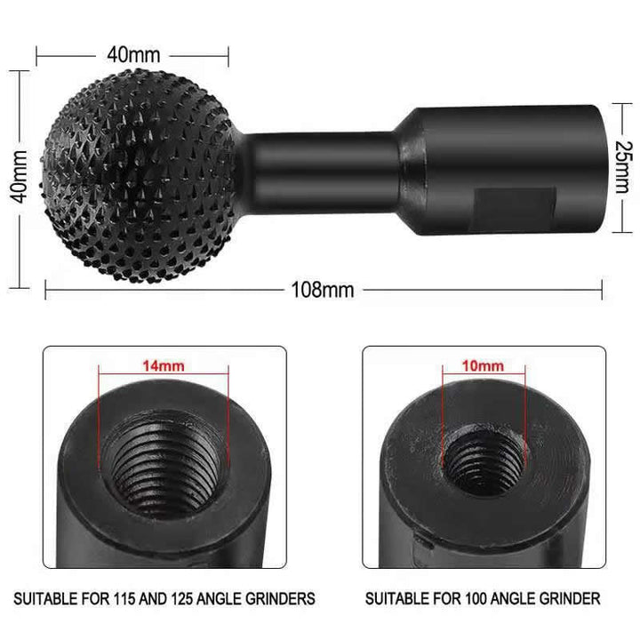 BowLift | Spherical grinder attachment