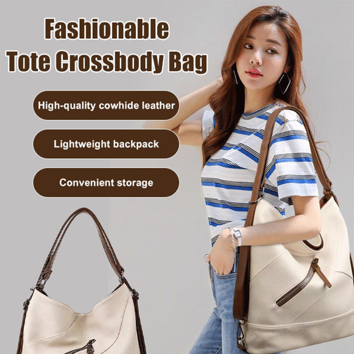 BowLift | Large Capacity PU Leather Bucket Bag
