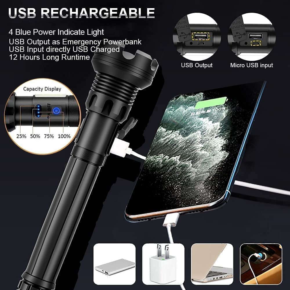 BowLift | LuxeBeam High-Performance Flashlight | Super bright, durable and rechargeable flashlight for any situation