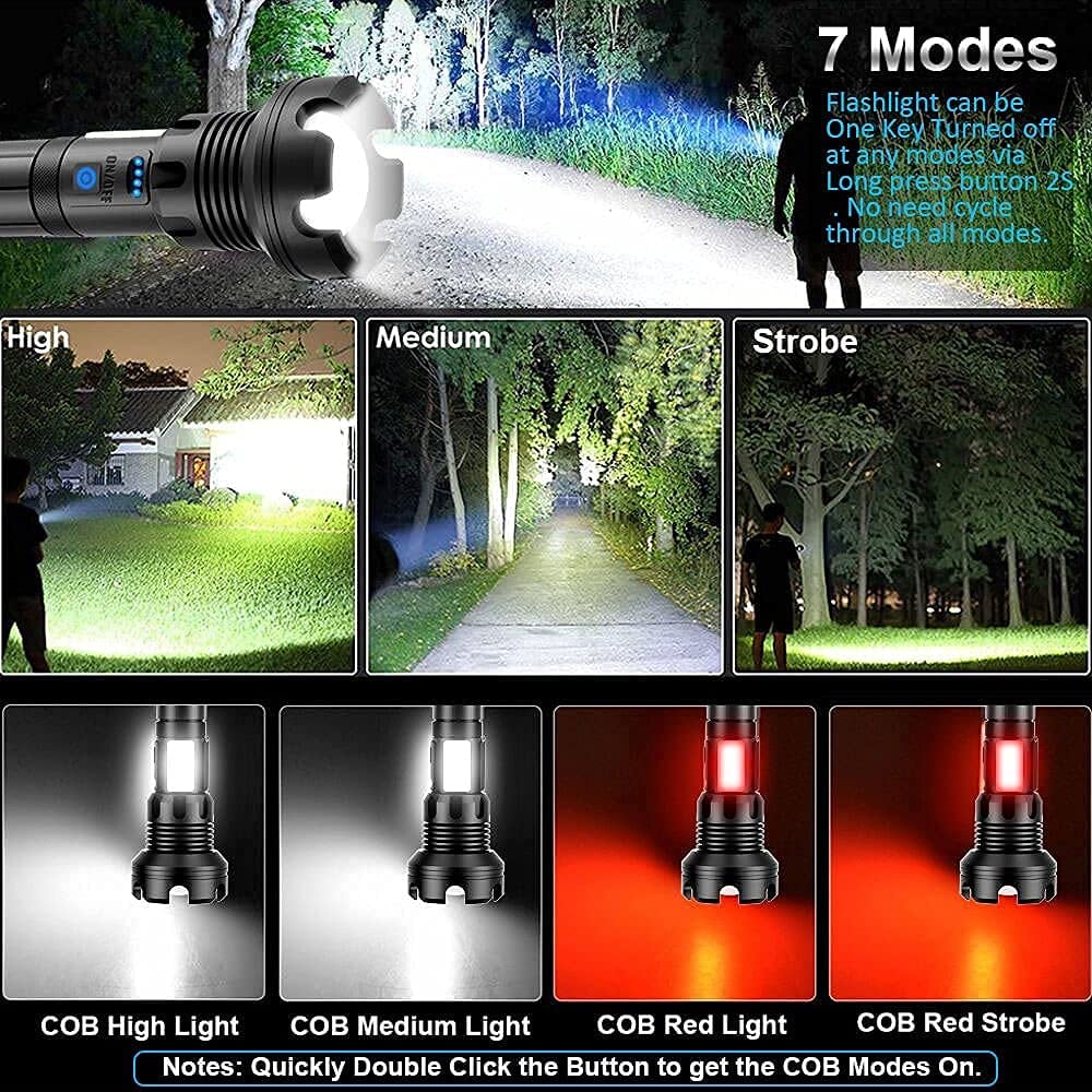BowLift | LuxeBeam High-Performance Flashlight | Super bright, durable and rechargeable flashlight for any situation