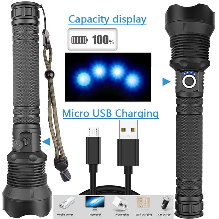 BowLift | LuxeBeam High-Performance Flashlight | Super bright, durable and rechargeable flashlight for any situation