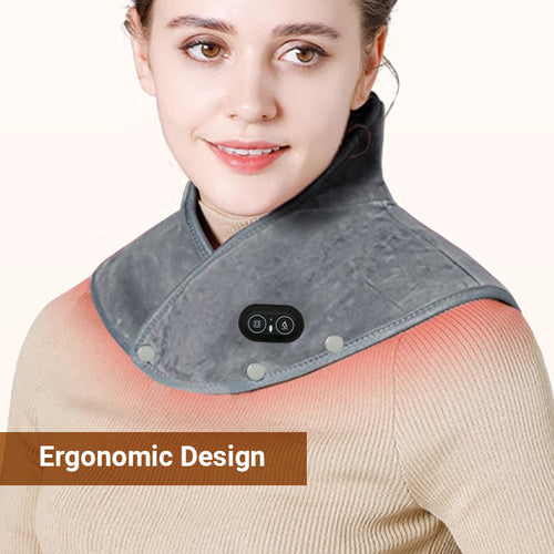BowLift | Electric neck and shoulder heating pad with vibration