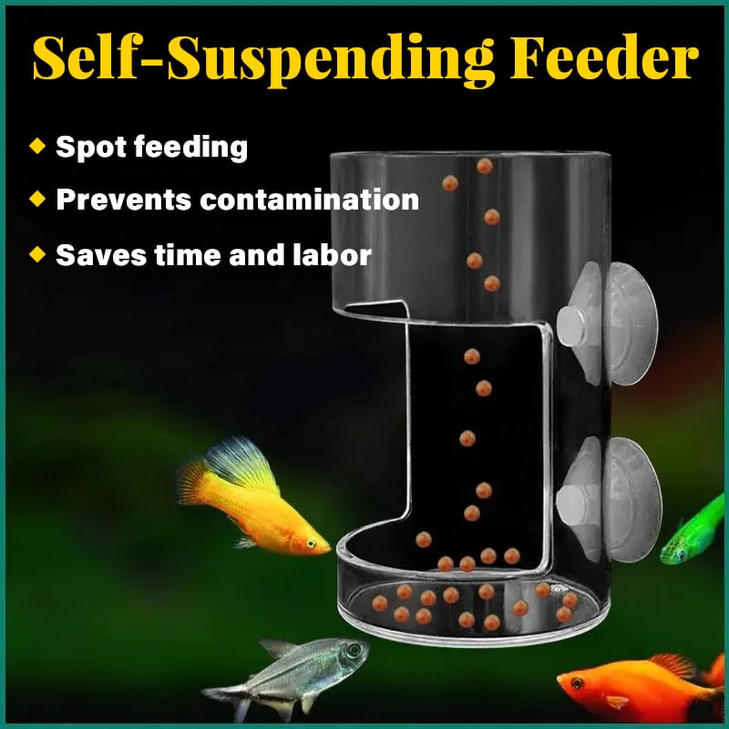 BowLift | Feeding ring and tray for aquarium