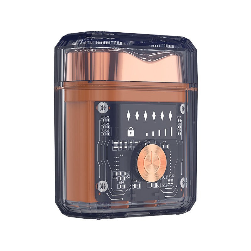 BowLift | Futuristic transparent mini electric smooth shaver