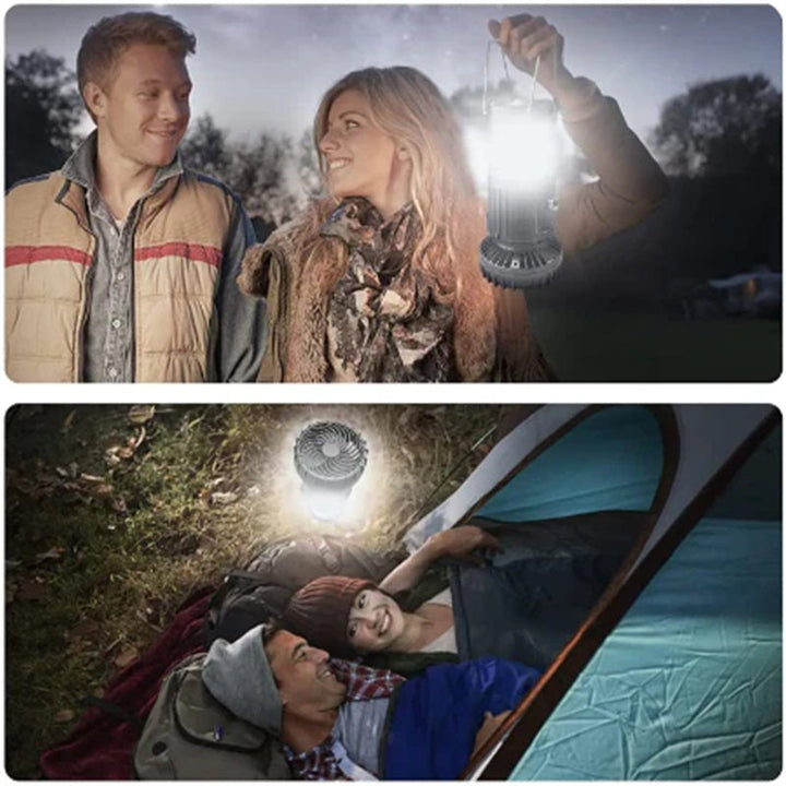 BowLift | LuxeSolar Aventura 2 in 1 | Solar light and portable fan for outdoor adventures