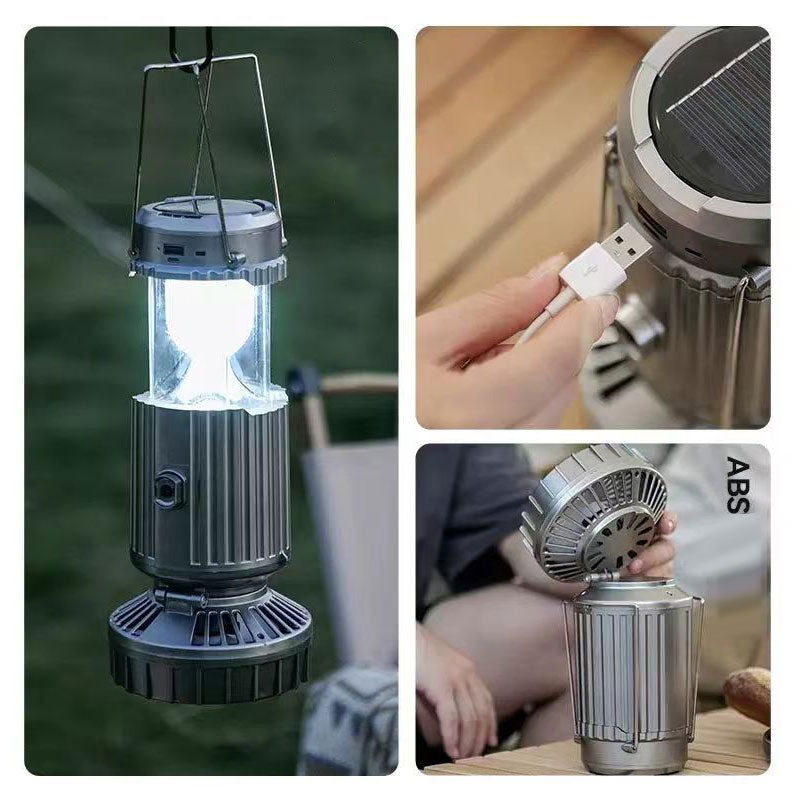 BowLift | LuxeSolar Aventura 2 in 1 | Solar light and portable fan for outdoor adventures