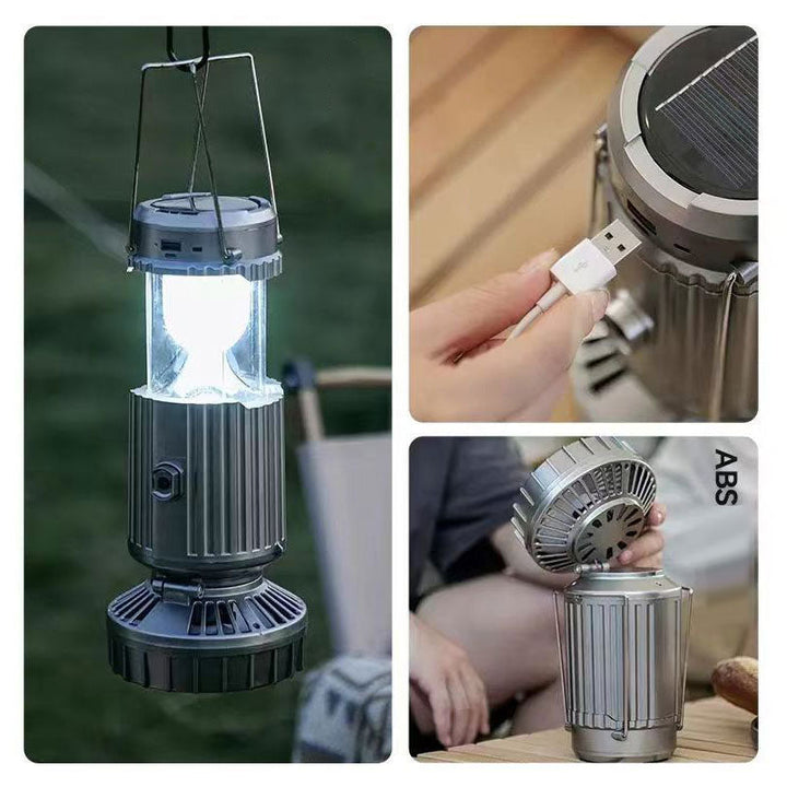 BowLift | LuxeSolar Aventura 2 in 1 | Solar light and portable fan for outdoor adventures