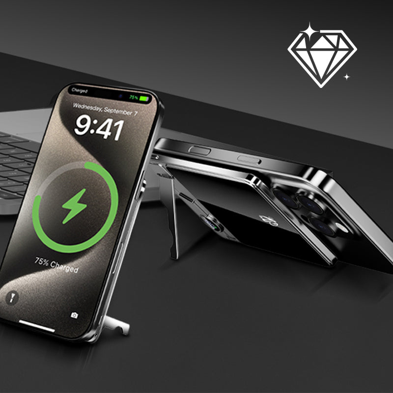 BowLift | LuxuraTech Dual-Mode Magnetic Power Bank | Versatile charging solution with integrated stand for ultimate convenience