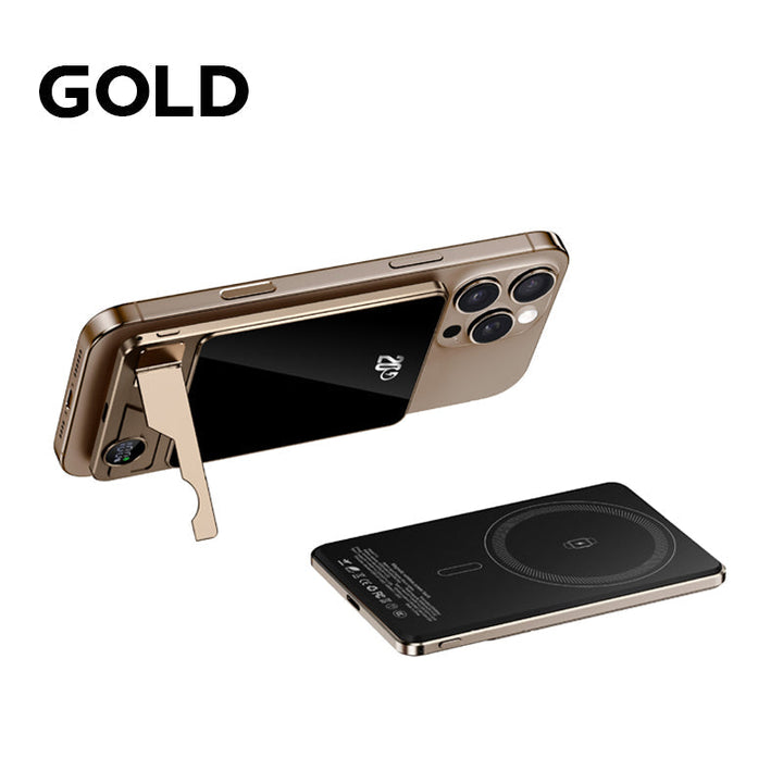BowLift | LuxuraTech Dual-Mode Magnetic Power Bank | Versatile charging solution with integrated stand for ultimate convenience