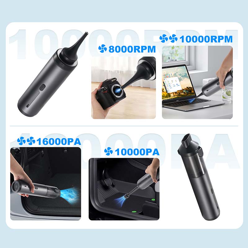 BowLift | LuxVac Elite Wireless Car Vacuum Cleaner | High-power handheld vacuum cleaner for effortless car detailing