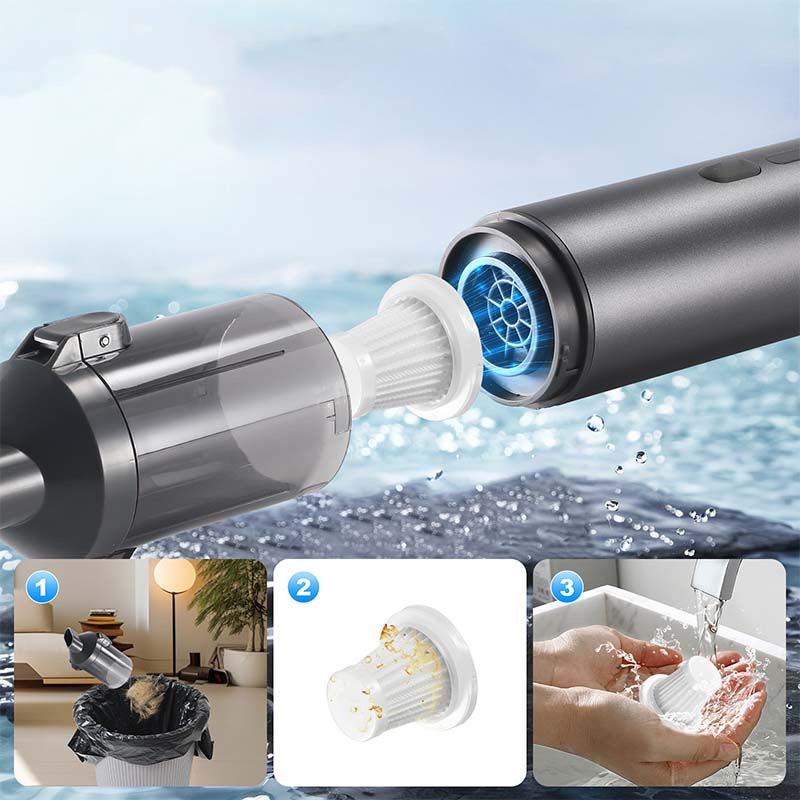 BowLift | LuxVac Elite Wireless Car Vacuum Cleaner | High-power handheld vacuum cleaner for effortless car detailing