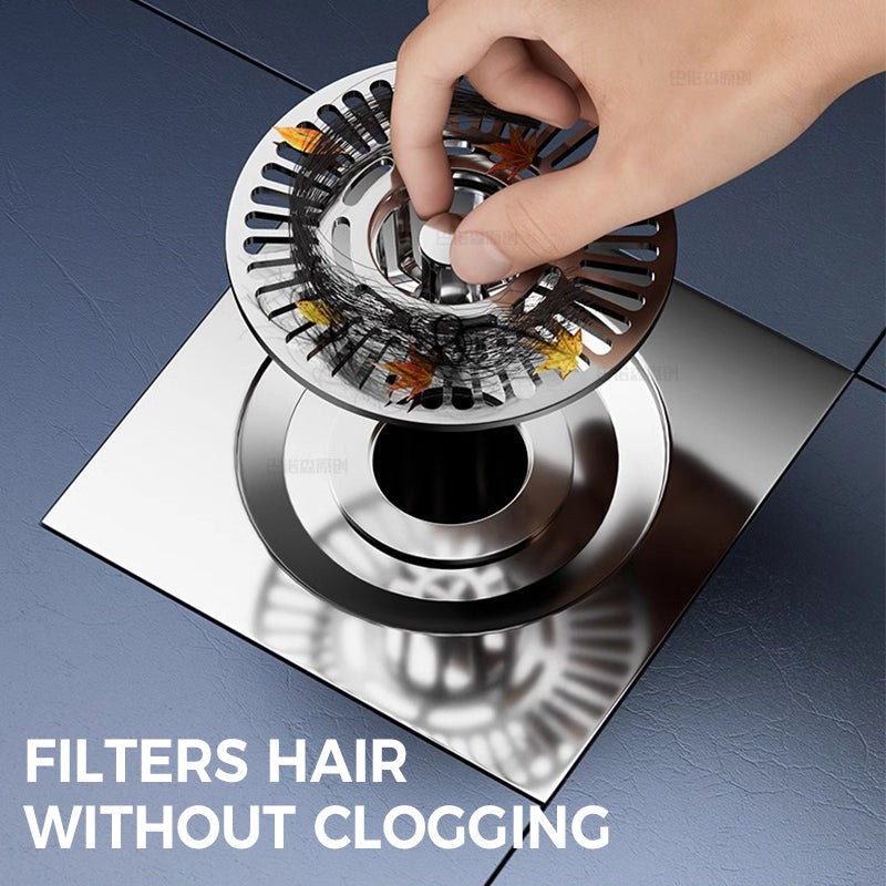 BowLift | Round expanded floor drain for bathroom