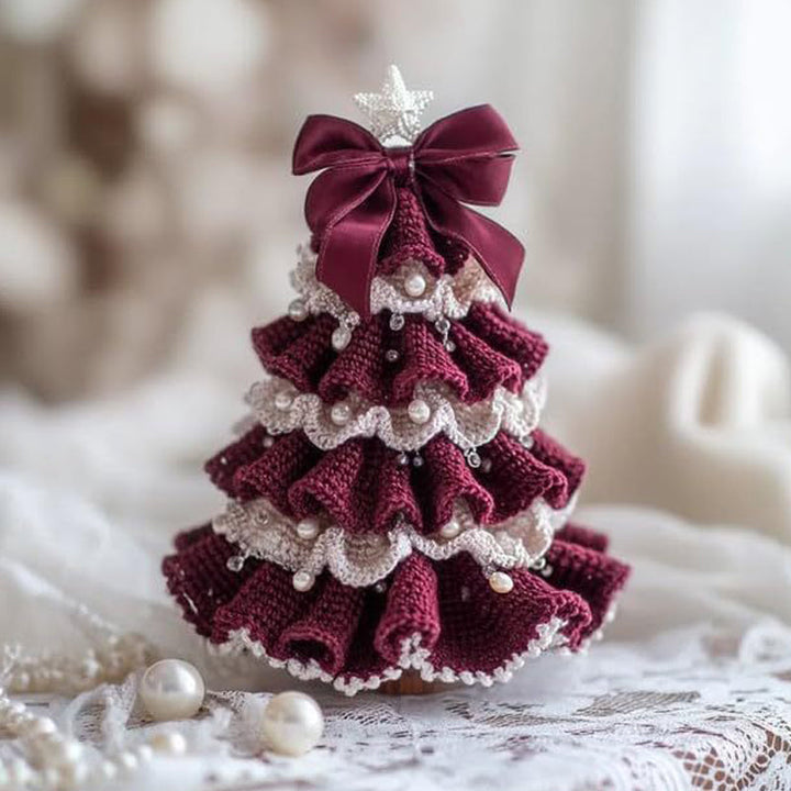 BowLift | PearlPine – Elegant hand-crocheted Christmas trees