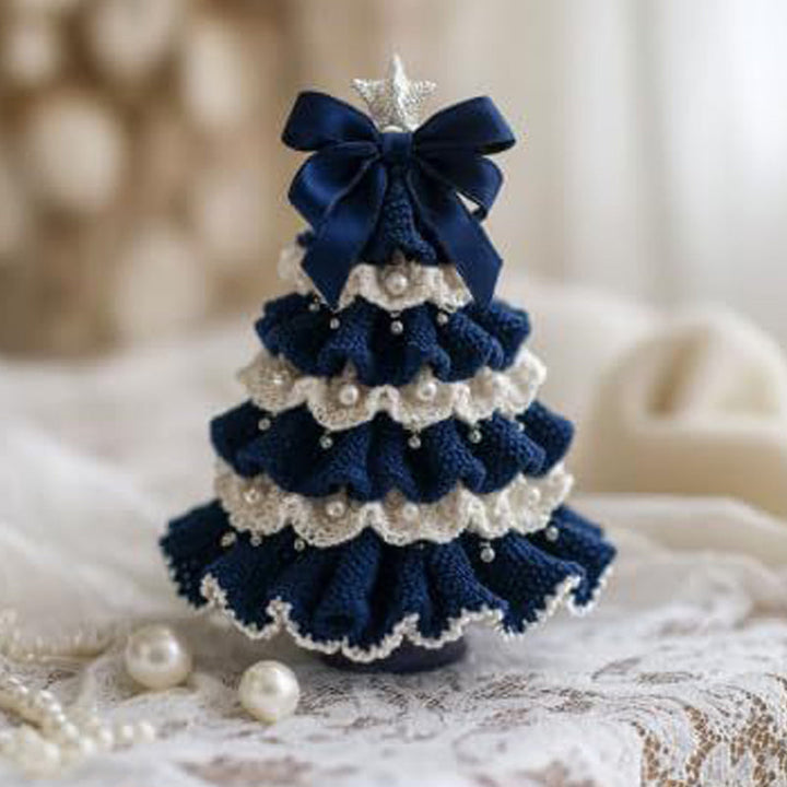BowLift | PearlPine – Elegant hand-crocheted Christmas trees