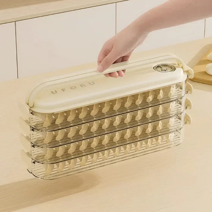 BowLift | Stackable Storage Box with Lid - FridgeStack