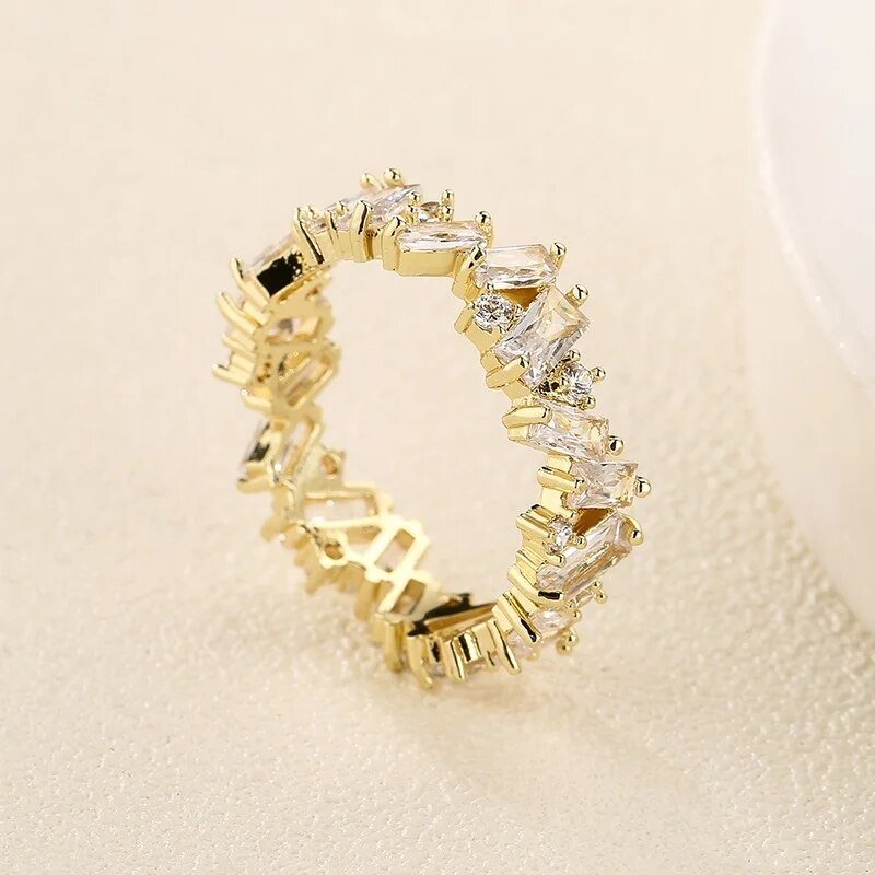 BowLift | Staggering Baguette Crystal Rings