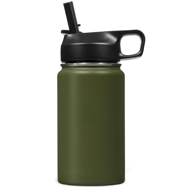 BowLift | Stainless Steel Insulated Water Bottle with Straw - For Cold & Hot Drinks