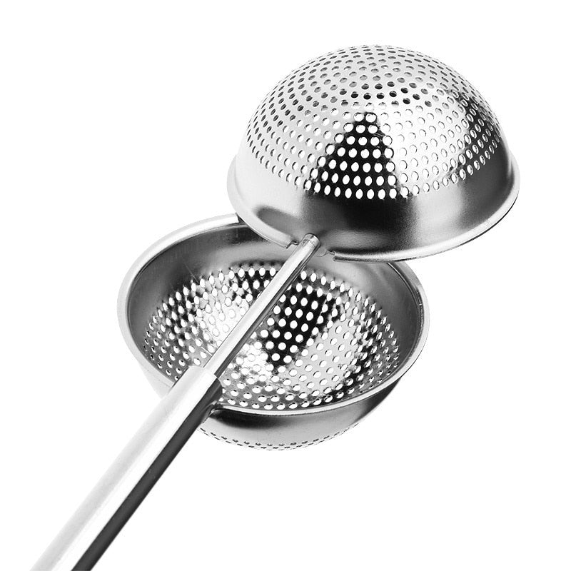 BowLift | Stainless Steel Long-Handle Tea Filter