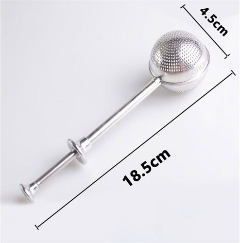 BowLift | Stainless Steel Long-Handle Tea Filter