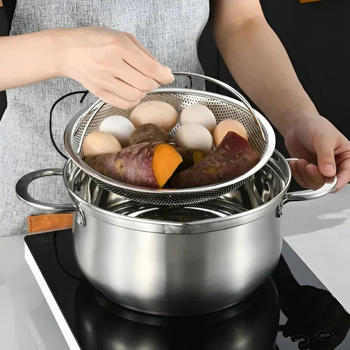 BowLift | Stainless Steel Steamer Basket - SteamChef
