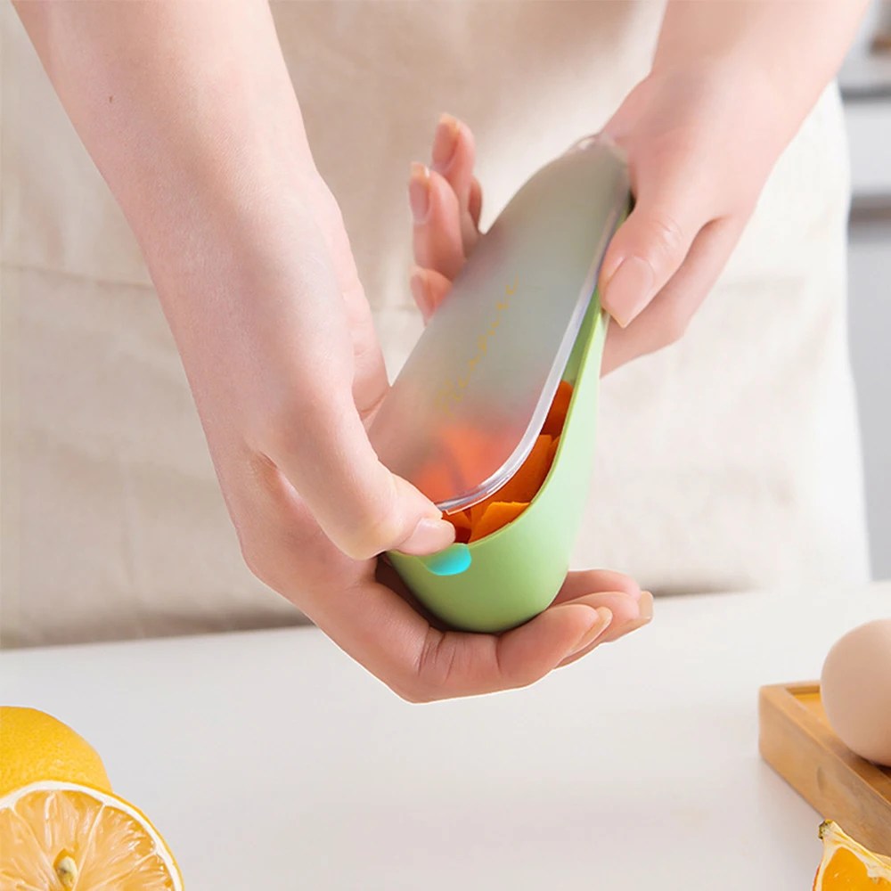 BowLift | Stainless Steel Vegetable Peeler with Container - PeelPro