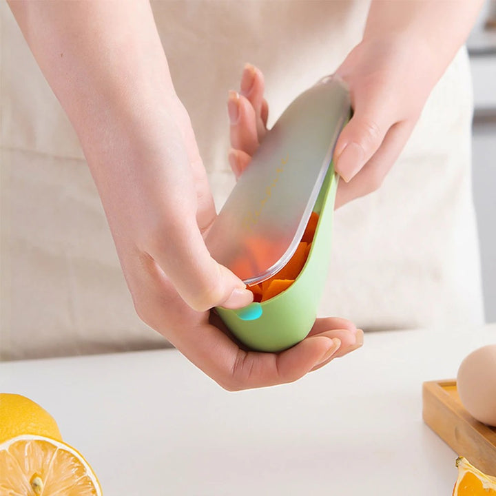 BowLift | Stainless Steel Vegetable Peeler with Container - PeelPro