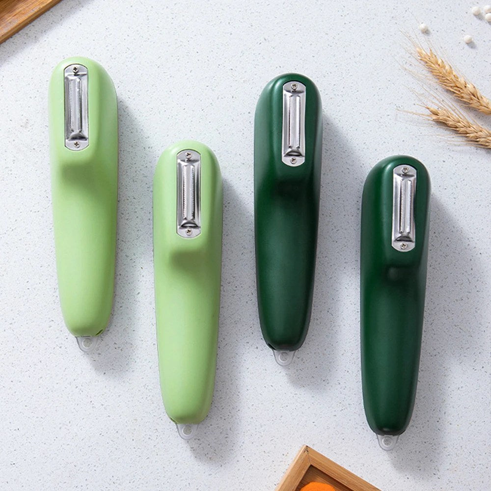 BowLift | Stainless Steel Vegetable Peeler with Container - PeelPro
