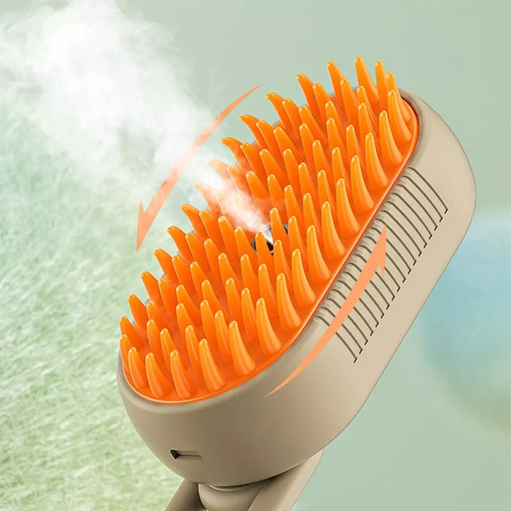 BowLift | Cat Steam Brush For Pet Grooming