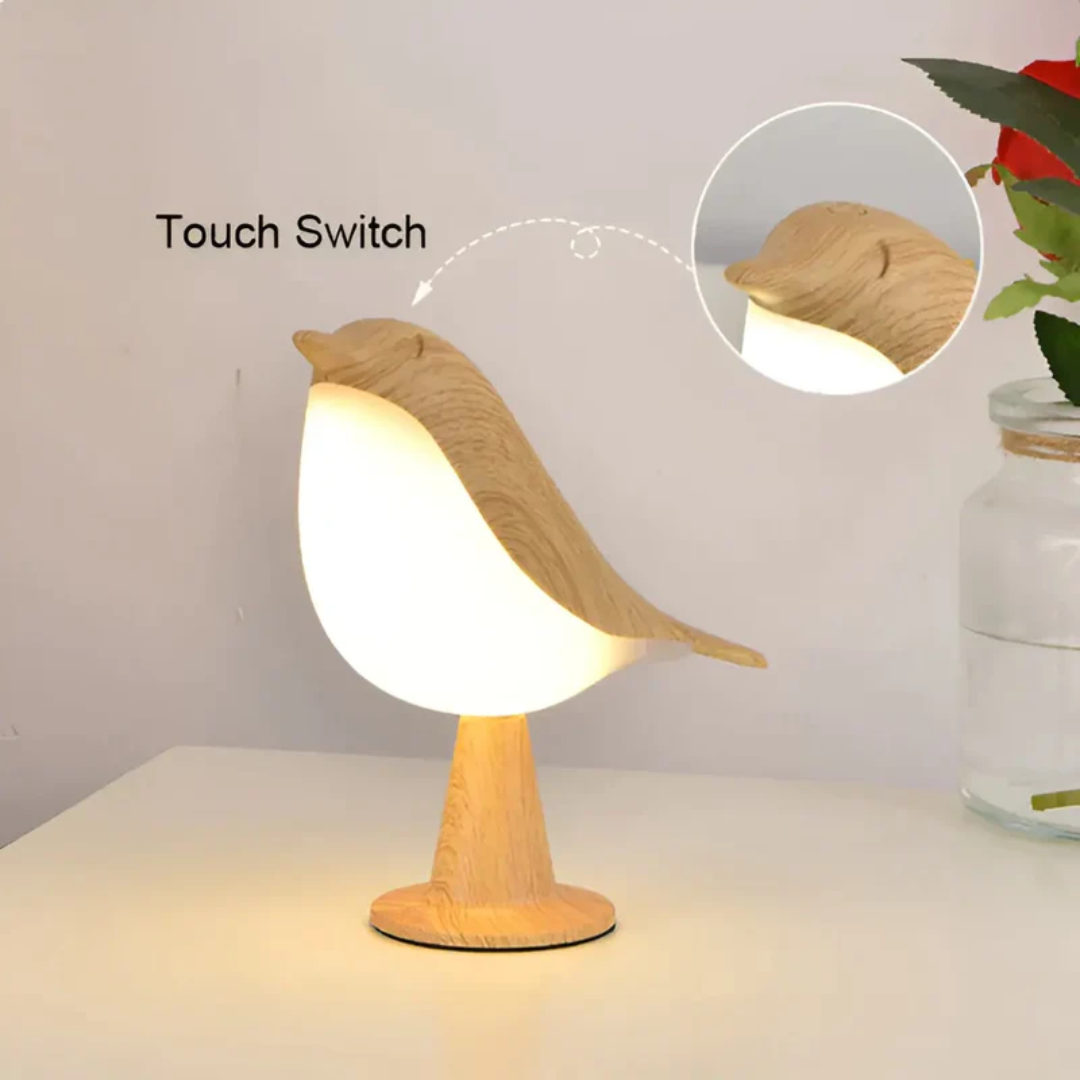 BowLift | Stylish LED Bird Lamp with Touch Control and Aromatherapy - FeatherGlow