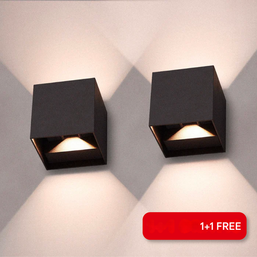 BowLift | Stylish LED Cube Wall Lamp - LumiCube