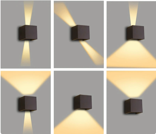 BowLift | Stylish LED Cube Wall Lamp - LumiCube