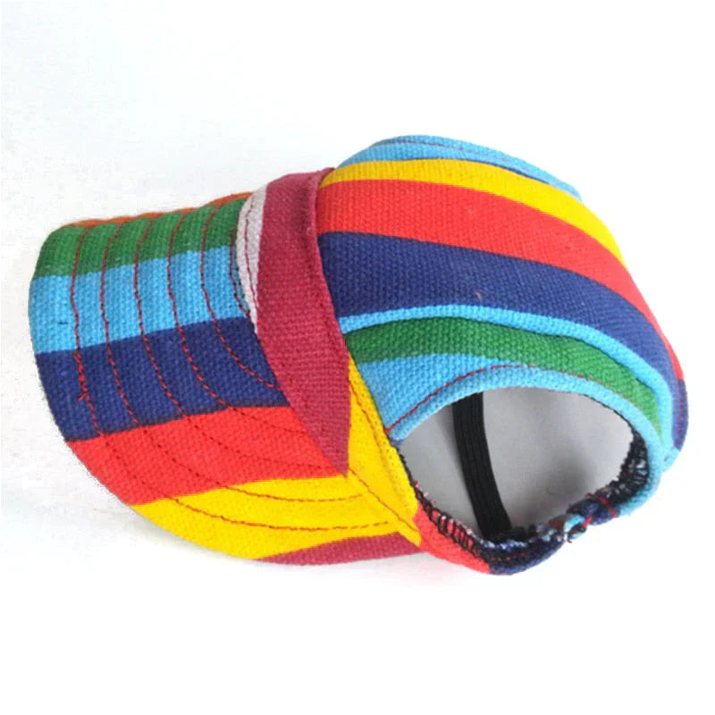 Stylish Round Brim Dog Hat - SunnyPaws Bowlift